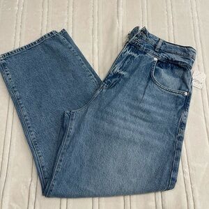 FREE PEOPLE Classic Blue Denim Jeans